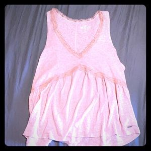 Pink babydoll shirt